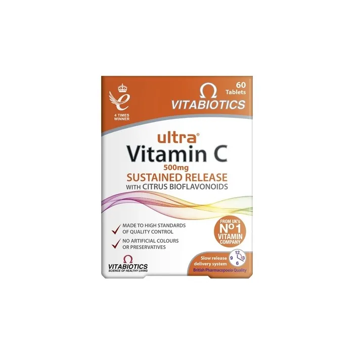 Vitabiotics Ultra Vitamin C Dietary Supplement 60 Tablets