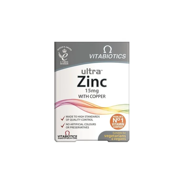 Vitabiotics Ultra Zinc Dietary Supplement 60 Tablets