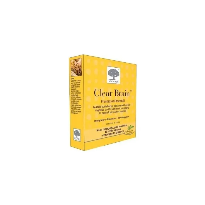 New Nordic Clear Brain 120 Tablets