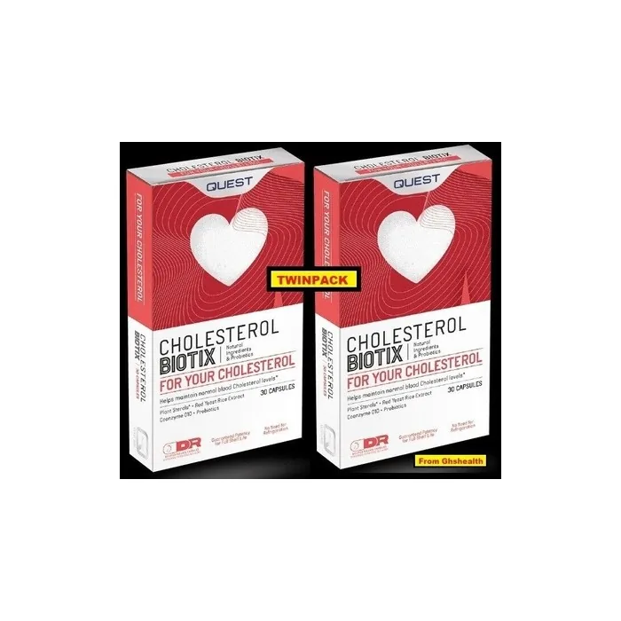 Quest Cholesterol Biotix Maintain Normal Cholesterol Levels 60 Capsules