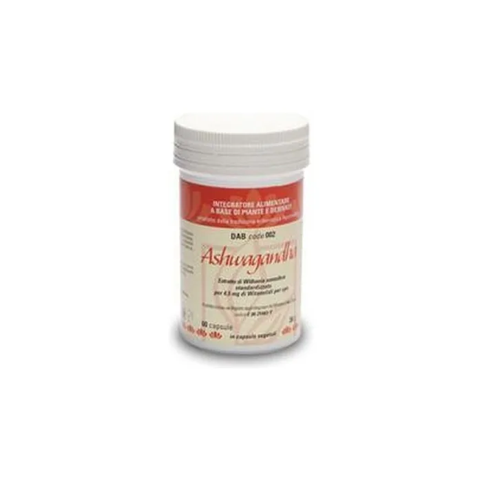 Concessionaria DAB 002 Ashwagandha Food Supplement 60 Vegetable Capsules