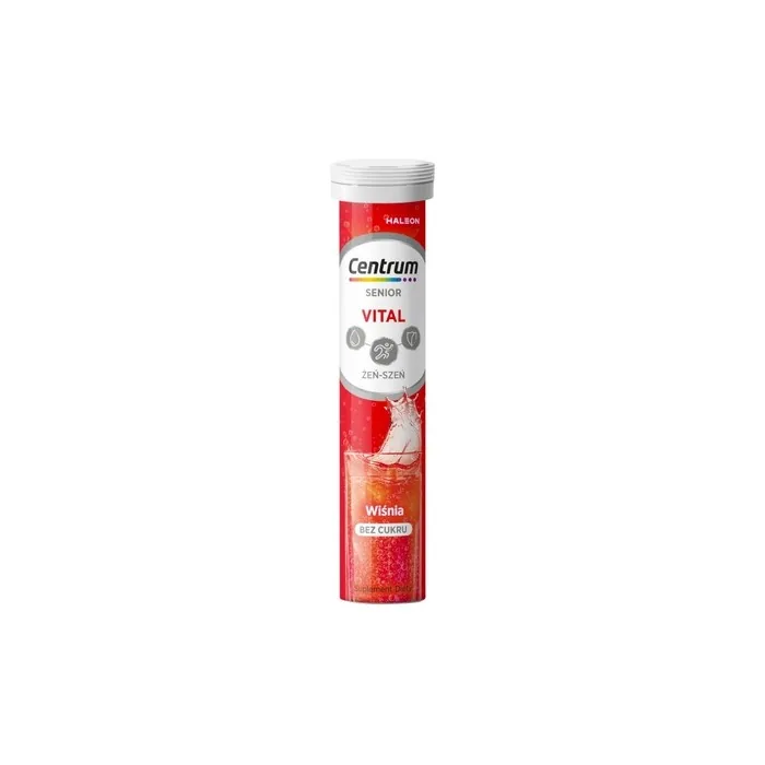 Vital Senior Dietary Supplement Cherry 20 Effervescent Tablets