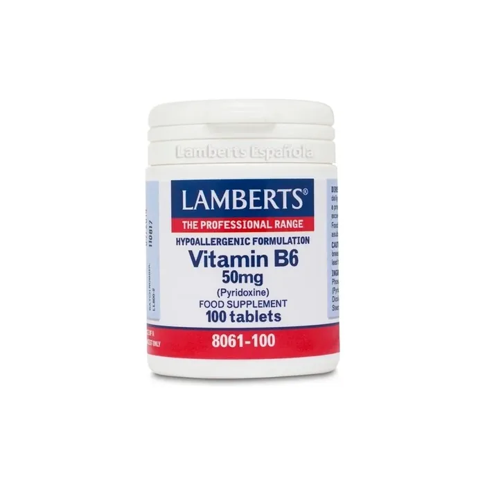Lamberts Lamberts Vitamin B6 50 Mg 100 Tablets