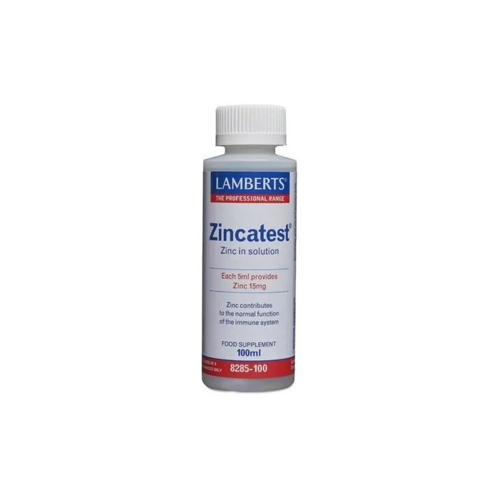 Lamberts ZINCaTEST Zinc Test or Liquid Zinc Supplement