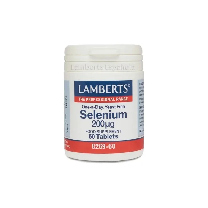 Lamberts Selenium 200 Micrograms 60 Tablets