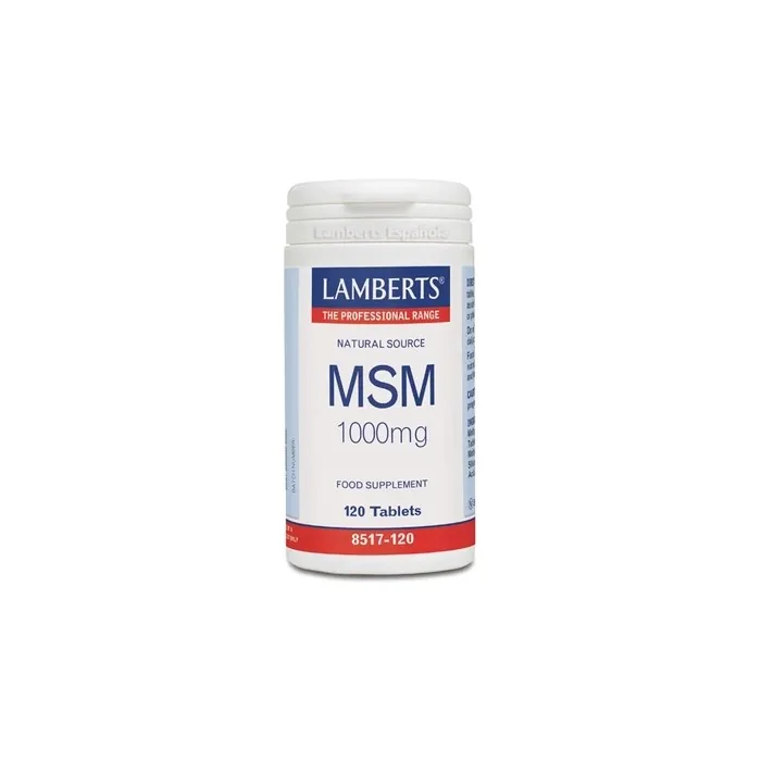 Lamberts Lamberts Msm 1000 Mg 120 Tablets