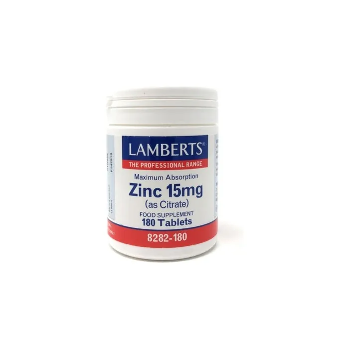 Lamberts Zinc 15mg Citrate 180 Tablets