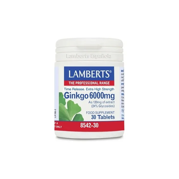 Lamberts Ginkgo Biloba 6000 Mg 180 Capsules