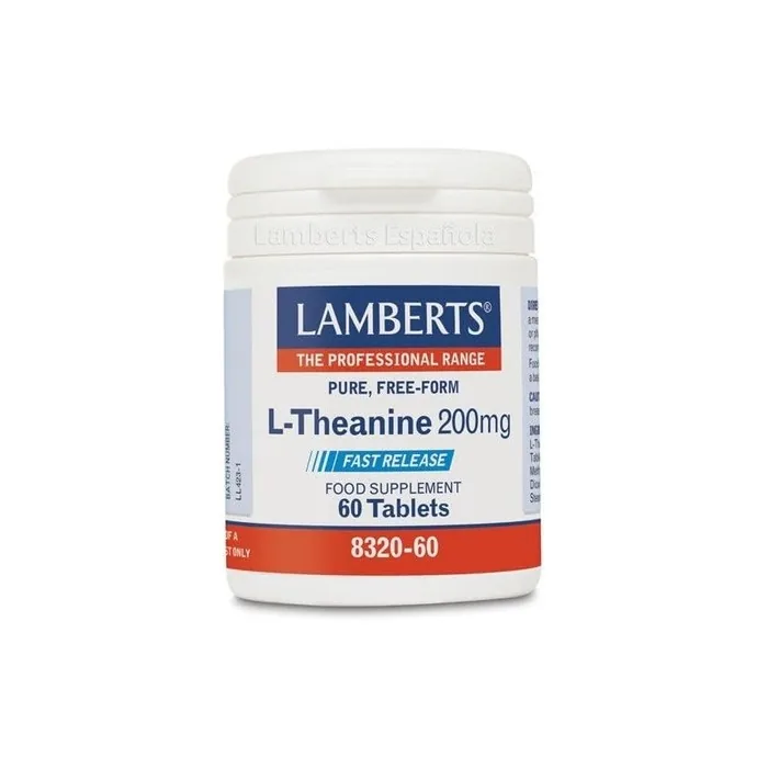 Lamberts L-Theanine 200mg 60 Tablets