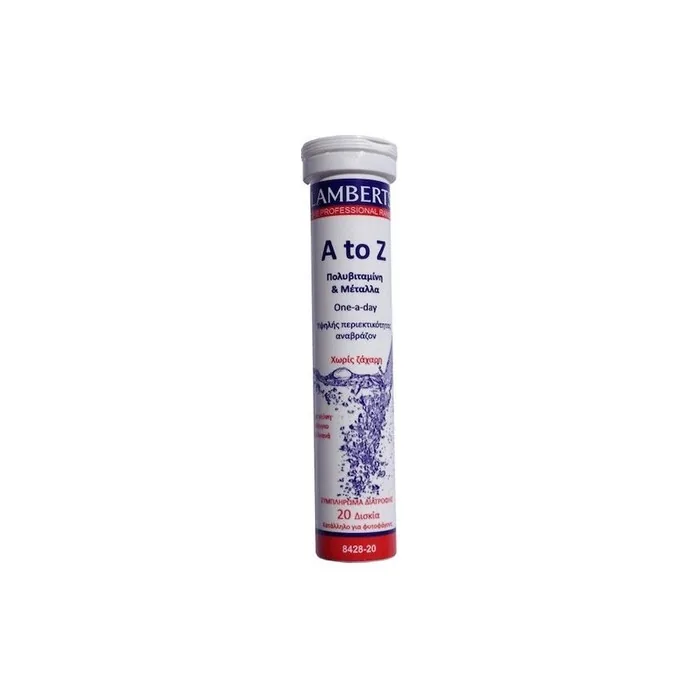 Lamberts A To Z Multivitamin Effervescent Tablets 20 Tablets