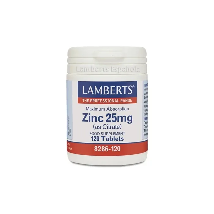 Lamberts Zinc Citrate 25 Mg 120 Capsules