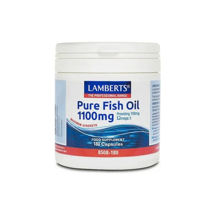 Lamberts Pure Fish Oil 1100mg 180 Capsules