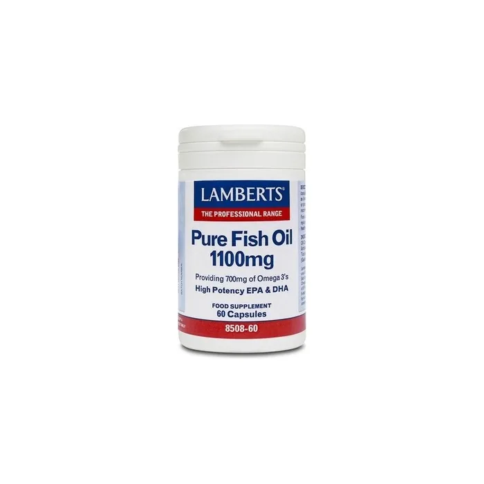 Lamberts Pure Fish Oil 1100mg 60 Capsules