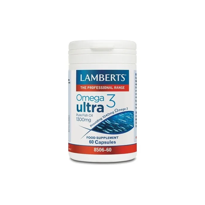 Lamberts Omega 3 Ultra Pure Fish Oil 1300mg 60 Capsules