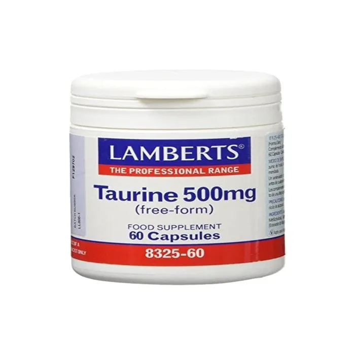 Lamberts Taurine 500 Mg 60 Capsules