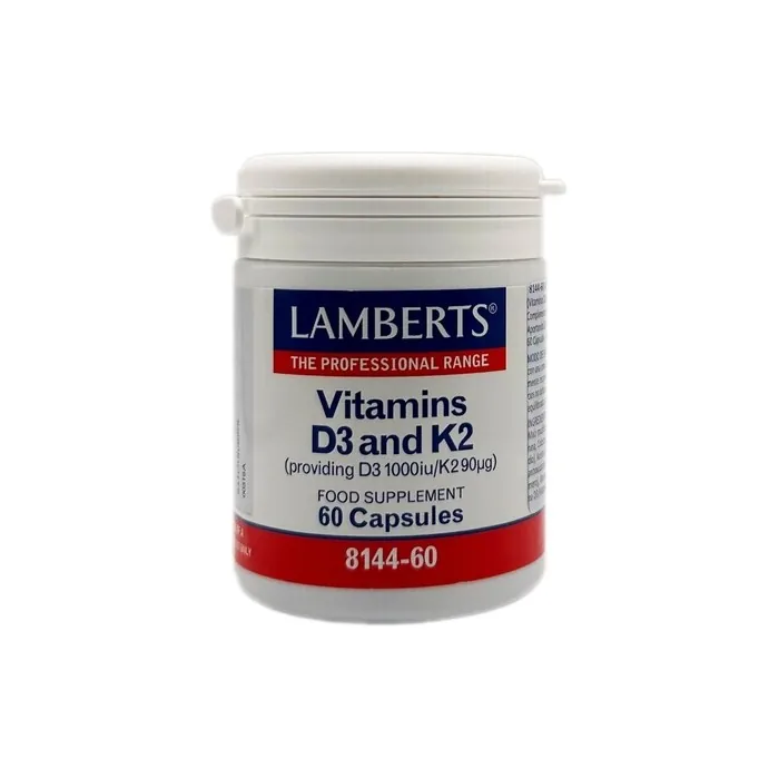 Lamberts Vitamins D3 and K2 60 Capsules