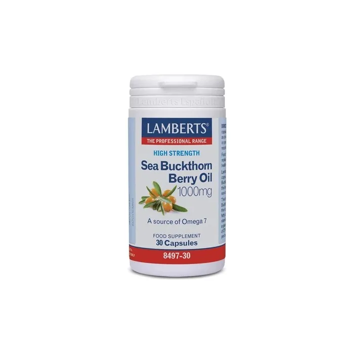 Lamberts Sea Buckthorn Fruit Oil 1000mg 30 Capsules