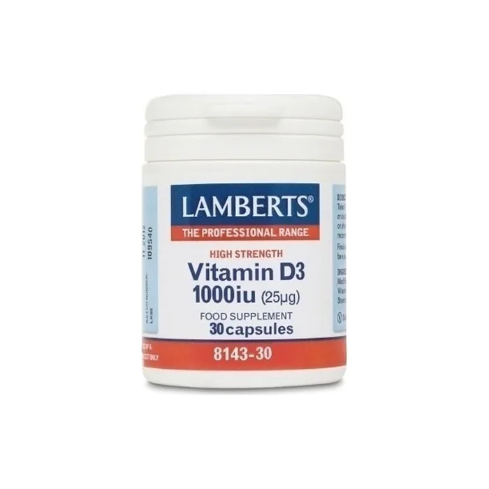 Lamberts Vitamin D3 1000iu 30 Capsules For Bone Health And Immune Support