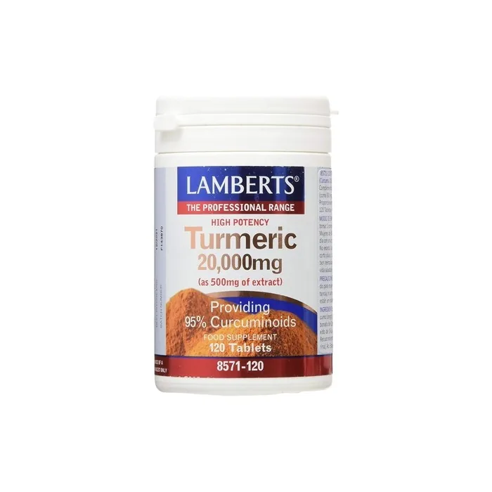 Lamberts High Potency Turmeric 20000mg 120 Tablets
