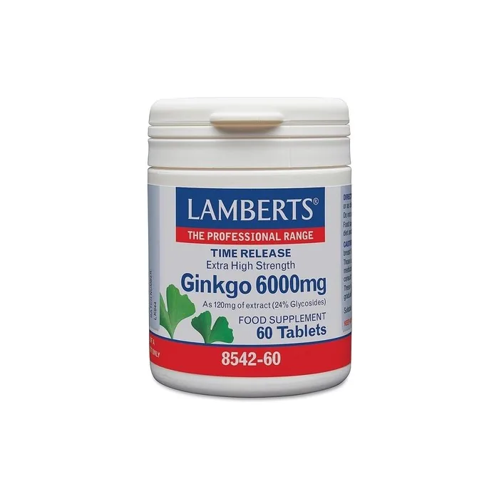 Lamberts Ginkgo Biloba 6000mg 50g