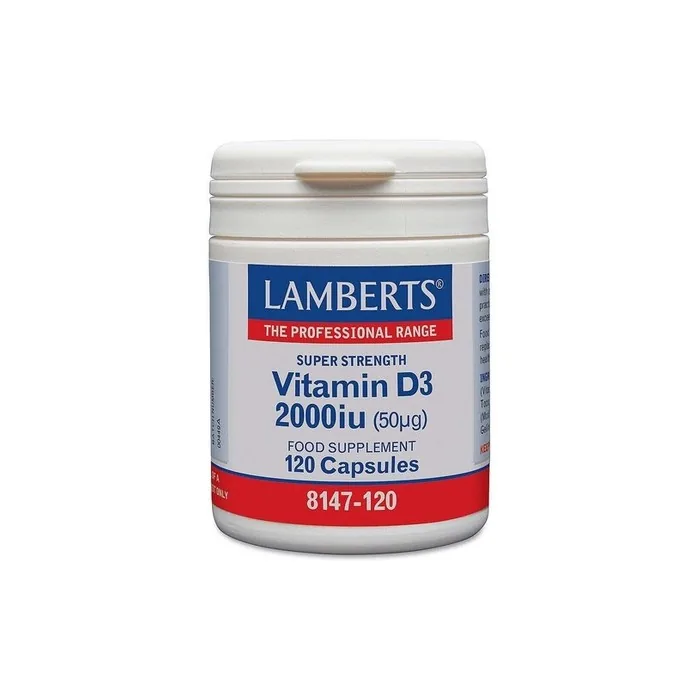 Lamberts Vitamin D3 2000iu 50ug 120 Capsules