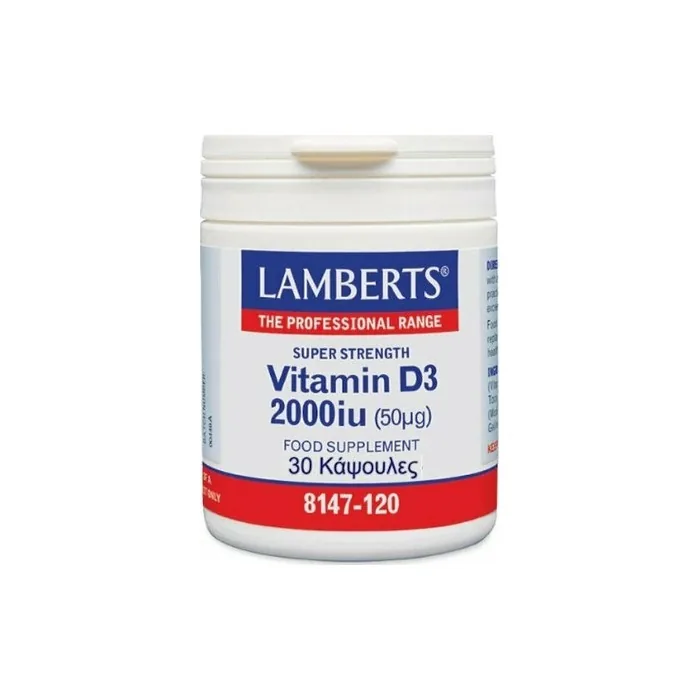 Lamberts Vitamin D3 2000 Iu 50 G 30 Capsules