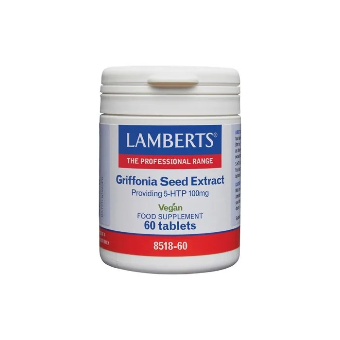 Lamberts Griffonia Seed Extract 100mg Dietary Supplement With 5hydroxytryptophan For Psychological Support 60 Capsules