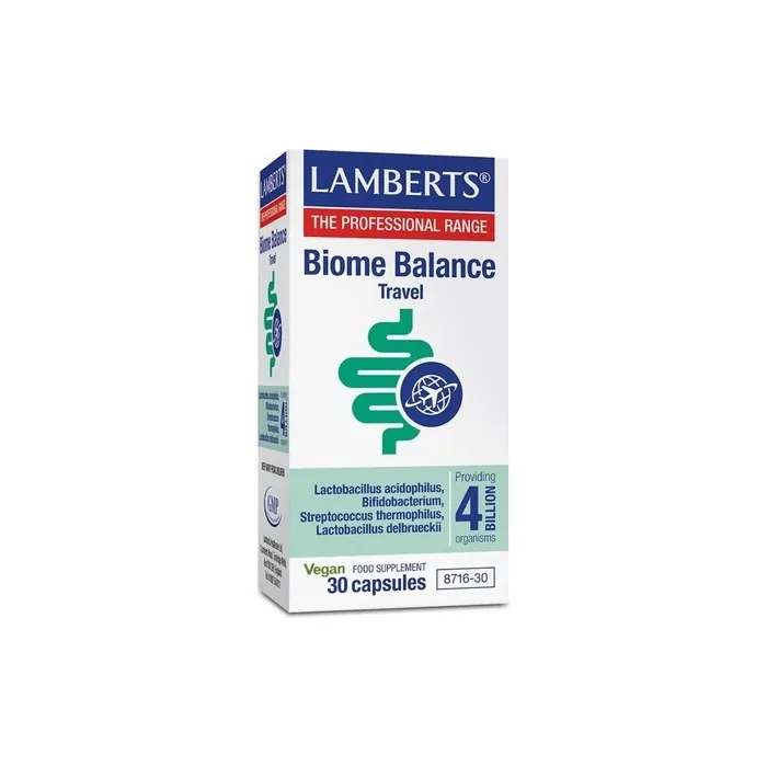 Lamberts Biome Balance Travel Capsules Digestive Support