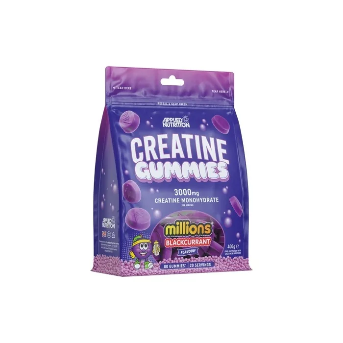 Applied Nutrition Creatine Gummies Blackcurrant 3000mg 80 Gummies