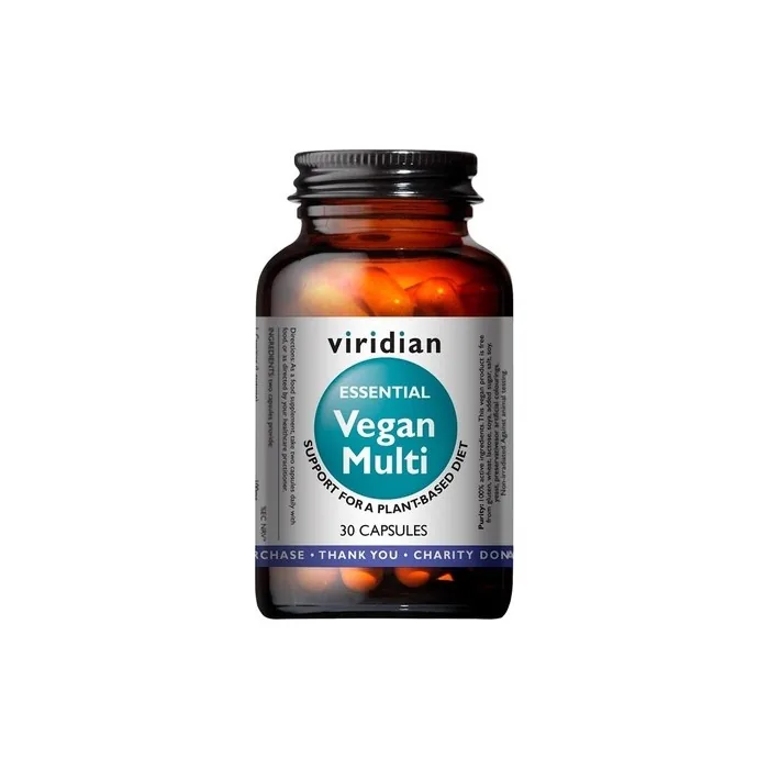 Viridian Vegan Multi Essential 30 Capsules
