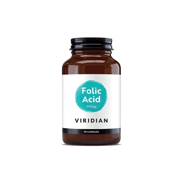 Viridian Folic Acid 400ug 90 Capsules