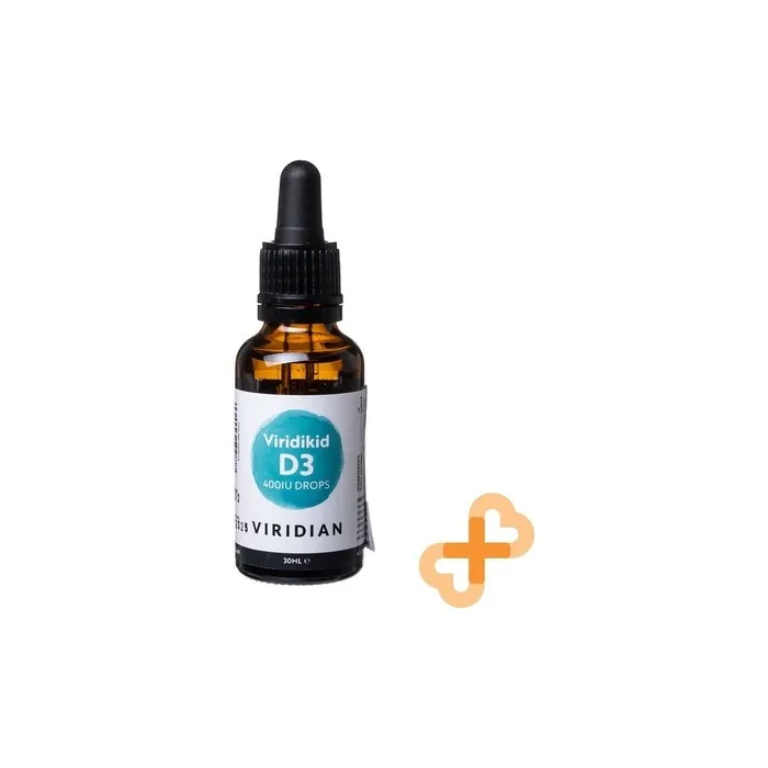 Viridian Viridikid Vitamin D Supplement 400 IU for Children 30ml Immune System