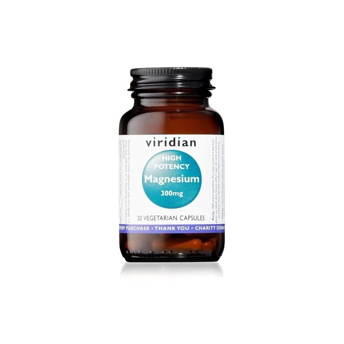 Viridian High Potency Magnesium 300mg 30 Vegetarian Capsules