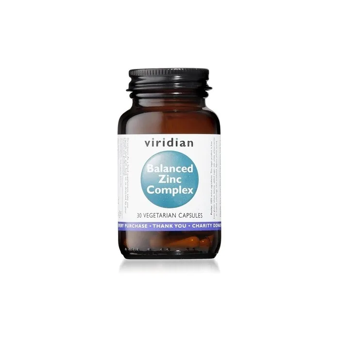Balanced Zinc Complex 15mg Zinc Picolinate Vegan 30 Veg Capsules