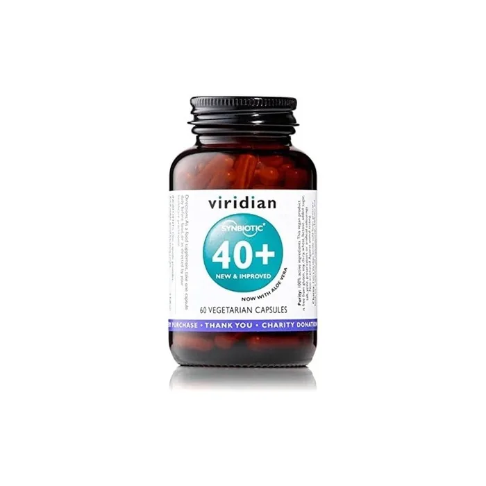 Viridian Synerbio 40 Vegan Supplement 60 Capsules 200g