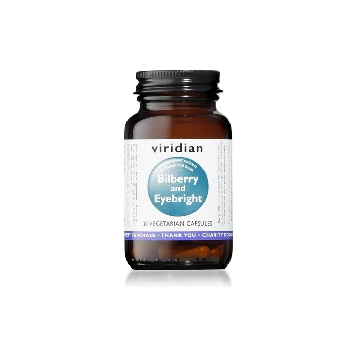 Viridian Bilberry With Eyebright 30 Vegi Caps