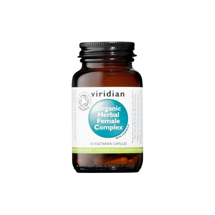 Viridian Organic Herbal Female Complex 30 Vegi Caps
