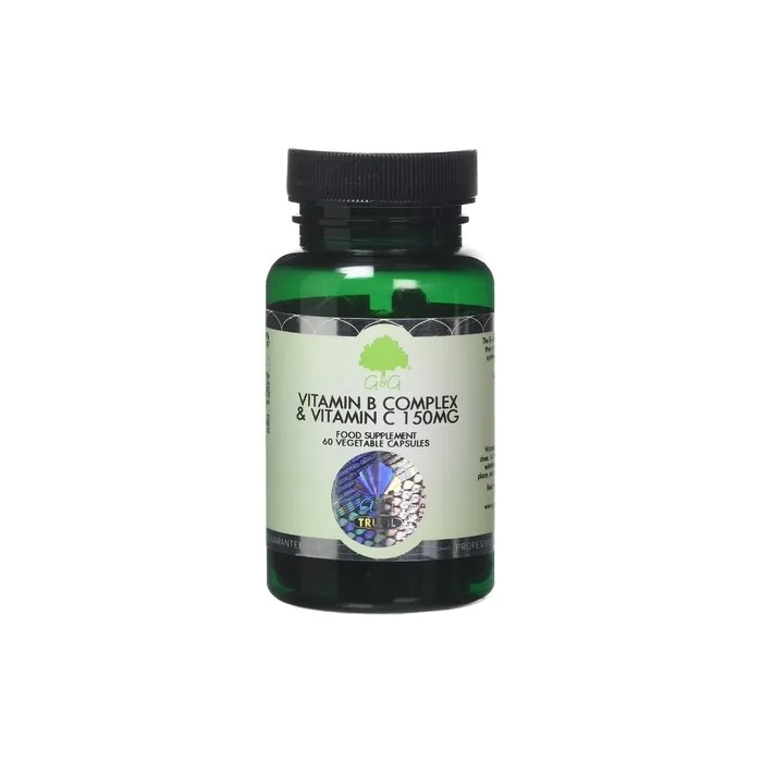 G&G Vitamins Vitamin B Complex and Vitamin C 60 Vegan Capsules