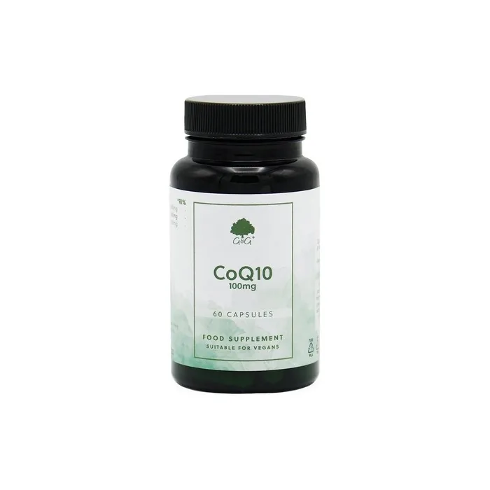 G&G Vitamins CO-Q10 Ubiquinone 100mg 60 Vegan Capsules