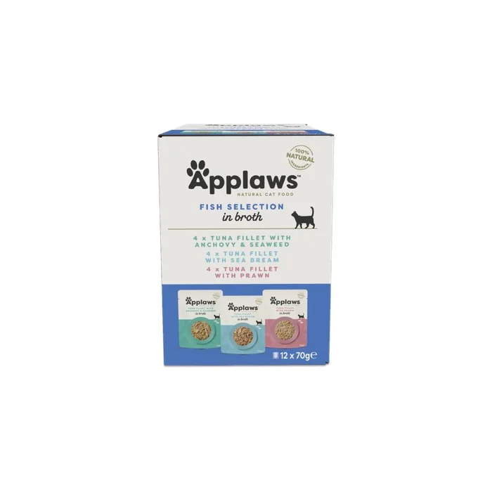 Applaws Multipack Fish Broth Selection 12x70g