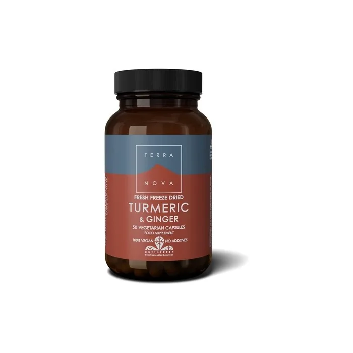 TERRANOVA Turmeric & Ginger 50 Vegicaps