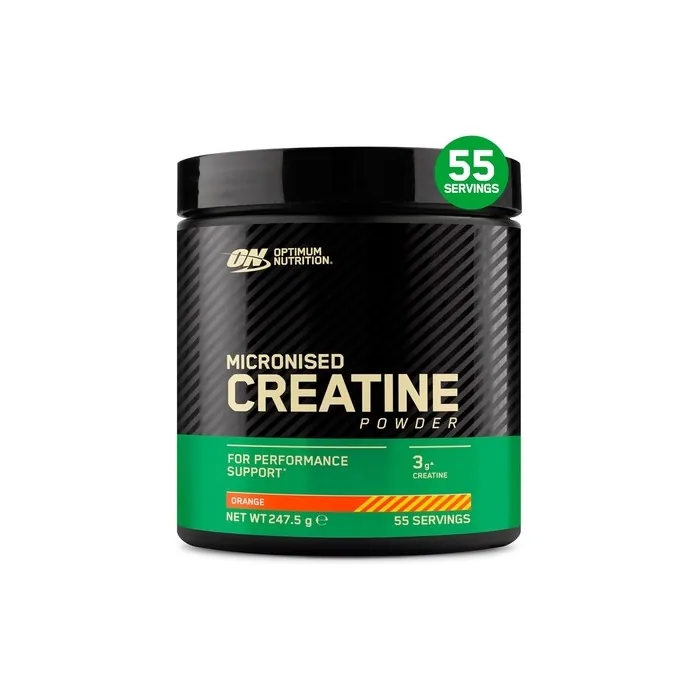 Optimum Nutrition Orange Flavor Creatine Monohydrate Food Supplement Powder