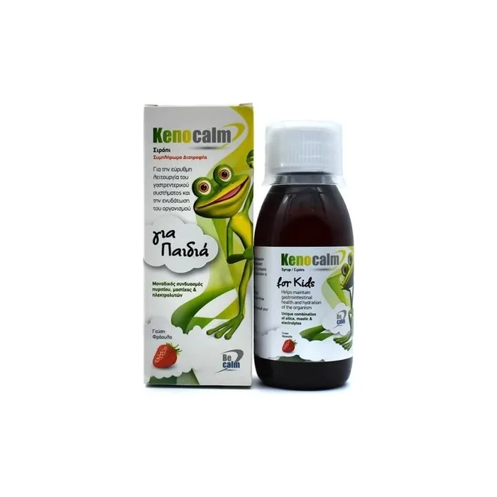 Becalm Kenocalm Children's Syrup For Gastrointestinal Issues With Strawberry Flavor, 120ml