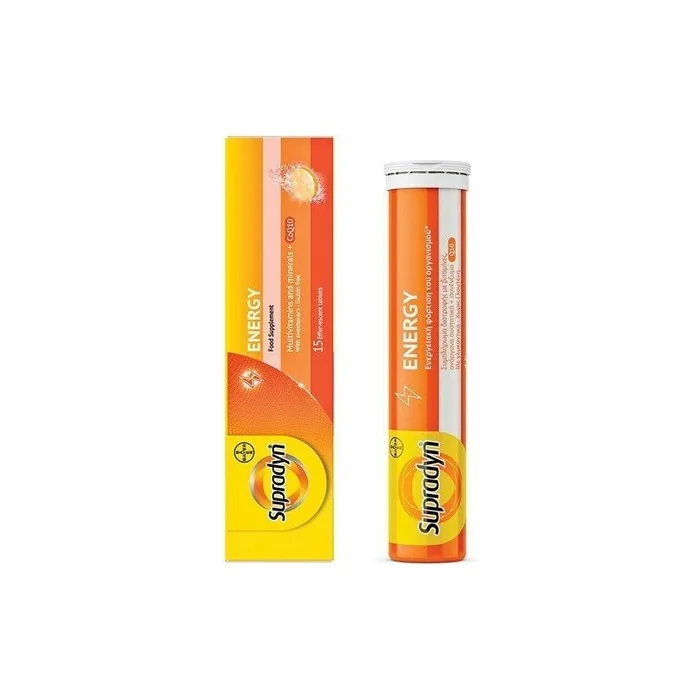 Supradyn Energy Effervescent Tablets With Coenzyme Q10 15 Tablets