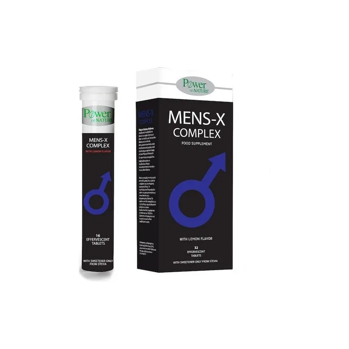 Power Health Men's X Complex Stevia Dietary Supplement For Erectile Function 32 Effervescent Tablets