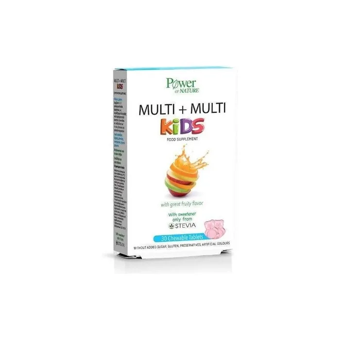 Power Health Multimulti Kids Chewable Multivitamins With Stevia 30 Chewable Tablets