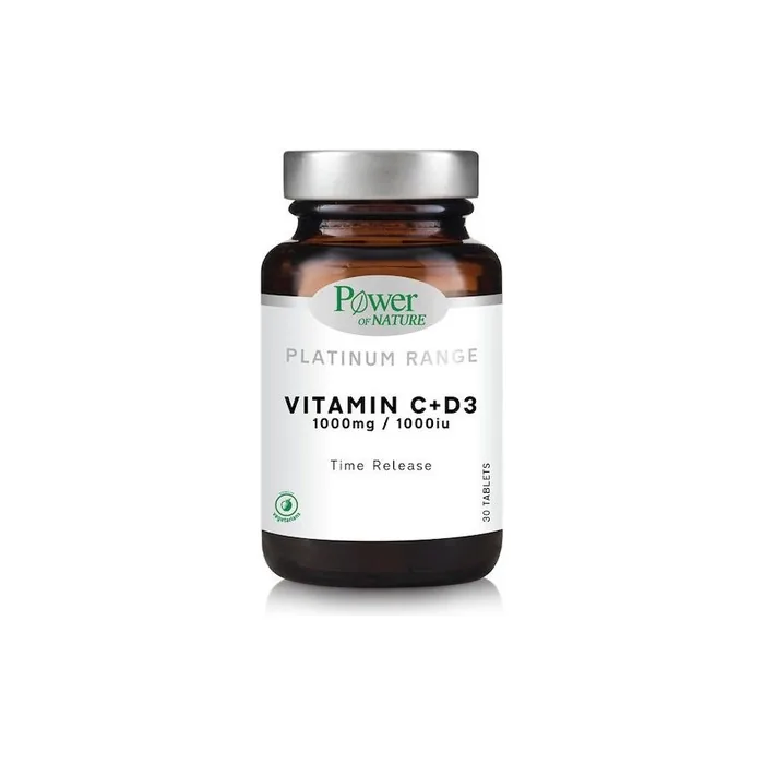 Power Health Classics Platinum Range Vitamin C D3 1000mg 30 Capsules