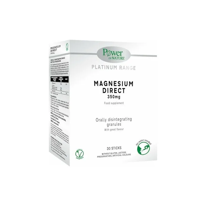 Power Health Power Of Nature Platinum Range Magnesium Direct 350mg 30 Capsules