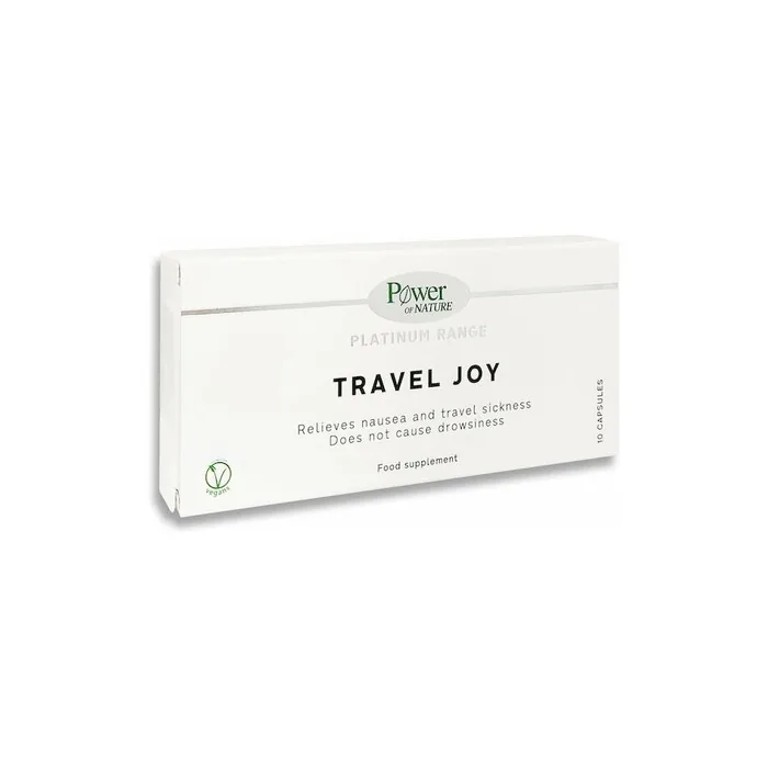 Power Health Power Of Nature Platinum Range Travel Joy For The Relief Of Nausea 10 Capsules