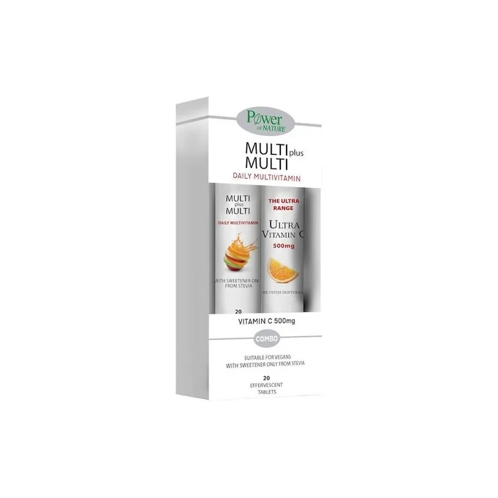 Power Health Power Of Nature Multi Multi With Stevia 24 Tablets Vitamin C 500mg Orange 20 Tablets